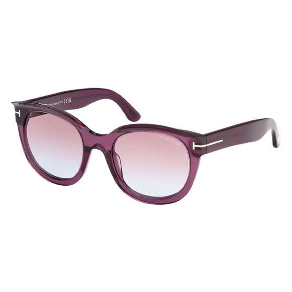 NEW TOM FORD SUNGLASSES VIOLET WOMEN CAT EYE EYEWEAR - Picture 1 of 3